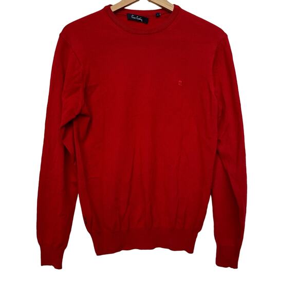 Pierre Cardin Red Sweater - Size Small - Classic & Stylish - Picture 1 of 8